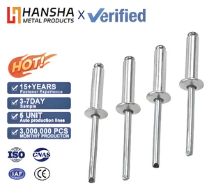 China Manufacturer Wholesale Open Type Dome Head Blind Rivet Pop Rivet Aluminum Steel Pull Rivet All Sizes Available OEM/ODM