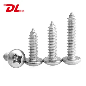 304 Stainless Steel Self Tapping Screw, ST Series Sharp Point Wood & Sheet Metal Screw Multiple Head Types Available ST2.2-ST6.3