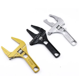 Factory Wholesale Aluminum Alloy Metric OEM Adjustable Bathroom Sink Wrench Combination Tool Industrial-grade