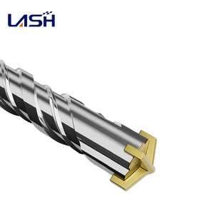 6-32mm Tungsten Carbide Cross Head Masonry Drill Bit with Round/Square Shank for Fast Drilling in Cement and Red Brick Walls