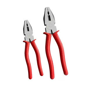 6 7 8 Inch Industrial Steel Combination Pliers Serrated Jaw Cutter Grabbing Bent Wires Cable Crimping Tool Multi-Tool OEM