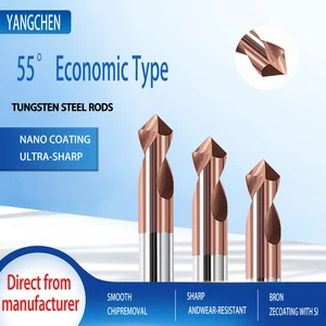 60 Chamfering Cutter Carbide Tip; 90 120 Center Drill; Locating Drill; Marking/centering Drill Bit; Alloy Milling Cutter;