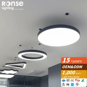 RONSE Luxury White Pendant Lighting Round Shaped Dimmable Hanging Lamp Led Custom Pendant Light Fixture For Kitchen Dining Table