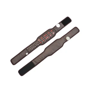 Shiny Tourmaline Stone Far Infrared Photon Belt 660nm Red Light Therapy 18*135cm Body Heating Massage Belt