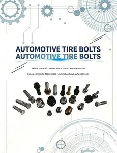 Wheel Nuts Universal Car Security Titanium Hub Lock Bolts Spike Wheel Lug Bolts