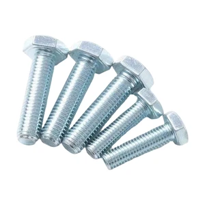 8.8 Grade Zinc Plated Fine Thread Set Screw M81.0 M101.25 Hex Socket Headless Grub Screw M6-M16 Custom Length Fastener