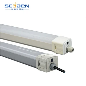 Industrial IP65 IK08 Weatherproof Waterproof Dustproof UV Anti-corrosion LED Rectangle Linear Lights for Farm Vegetable Shed