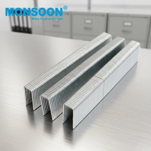 Electro Galvanized Nails China Best Supplier U Type Staples Steel Gun Nail Galvanized Wire Nails Carton Staple Pins