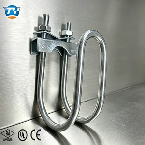 FM Factory UTTERLY UTT13 Carbon Steel Galvanized Strut Seismic Sway Brace Conduit Pipe Clamp Hanger (Inch Measurement)