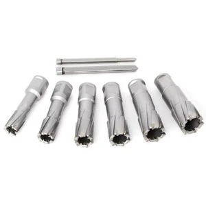 Annular Cutter Drill Bit Deep Hole Drill with 35mm Cutting Depth and 28mm Diameter High Hardness Material Tungsten Carbide Tip