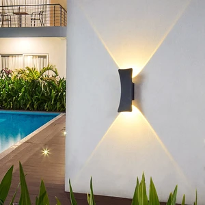 Up and Down Waterproof IP65 6W LED Wall Lamp Aluminum Wandlamp Decoration Wall Mounted Garden Porch Lights for Home