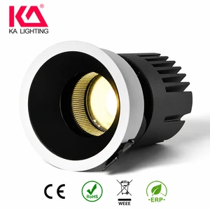LED Downlight CRI90 30w for Commercial Round with Trim Recessed Mounted Aluminum CRI90RA Indoor COB Spotlight High