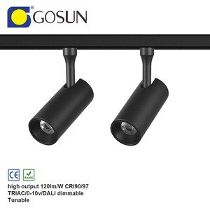 2*15W Double Head Suspended COB Led Lamp Shop Focus Retail Pendent Lighting Spotlight Magnetic Rail Tracking Light