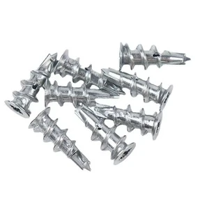 Quick Spiral Expansion Anchors, Sharp Single Triple Tip Self Drill Wall Plugs Suitable for Gypsum Board Installation