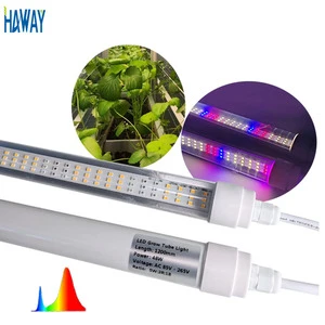 4ft Full Spectrum Grow Lights 50W 48W Outdoor Waterproof T10 LED Greenhouse Hydroponic Horticulture Growing Plant Tube Lighting