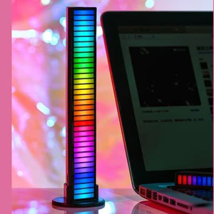 Rechargeable Smart LED Lamp for Room Sound Activated Light with Pick up Rhythm Dance Feature
