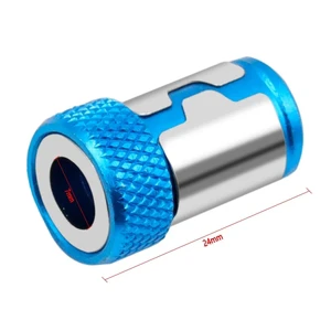 Universal Magnetic Ring 1/4 Metal Screwdriver Bit Magnetic Ring for 6.35mm Shank Anti-Corrosion Drill Bit Magnet Powerful Ring