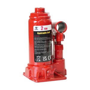 2T Hydraulic Bottle Jack 2000kg Heavy Duty Manual Lifting Jack for Car Garage Truck Repair