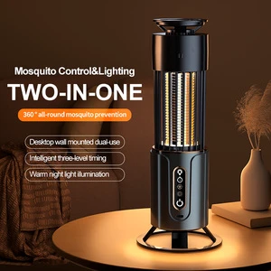 Rechargeable Bug Zapper Indoor Outdoor, 1200mAh Cordless Mosquito Zapper Lightweight Fly Trap For Camping, Patio, Bedroom