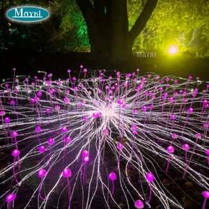 IP65 Waterproof Garden Decorative LED Fibre Optic Light Outdoor Landscape Optical Fiber Lighting