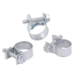 High Quality Interlocked Fuel Injection Bolt Nut W1 Galvanized Iron Mini Type Hose Clamp with OEM Customization 1 Year Warranty
