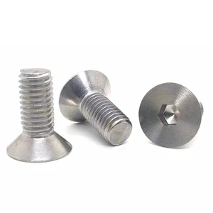CD Pattern Screw Aesthetic Finish Stainless Steel Aluminum Countersunk Head Hex Socket CD Pattern Screw