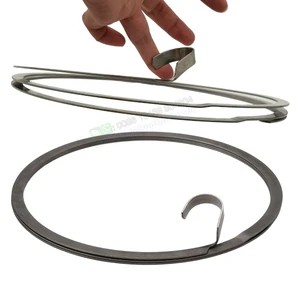 Precise Fixation Spiral Retaining Ring Stainless Steel Double Laminar Sealing Hole Retaining Ring