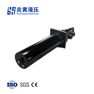 YANHUANG Multi-stage Telescopic Hydraulic Cylinder Hard Chrome Plated Piston Rod Stainless Steel Construction 10MPa Pressure