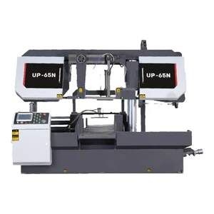 China Loginfly New Condition Horizontal Metal Cutting Machine Reinforced Precision Hydraulic Clamping Sawing Gear Band Machine