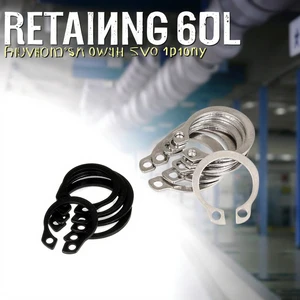 Carbon Steel Retaining Rings Shaft Snap Rings with External Circlip Design Bearing Parts