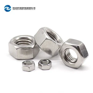 Carbon Steel Hex Nut DIN934 Metric M3 M4 M5 M6 M8 M10 M12 M16 Standard Hexagonal Nut For Industrial Construction Fastener