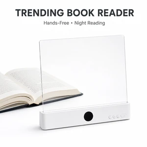 Trending Hands Free Book Reader LED Acrylic Night Reading Light, Eye-Friendly Dimmable Brightness Bedside Reading Lamp Gift