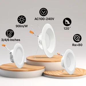 Adjustable Recessed LED Downlight New Trends Indoor Ceiling Lights E26 LED Spotlight Design Plastic Lamp Body Surface Mounted