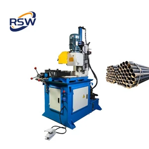 Ultra Precision Fast Cutting Type 350 Semi-automatic Hydraulic Stainless Steel Pipe Cutting Machine with Engine & Motor