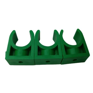 Quick Locking Pipe Clamp Plumbing Material Ppr Pipe Fittings / Plastic c Shape Strap Pipe Clamp for Water Tubes