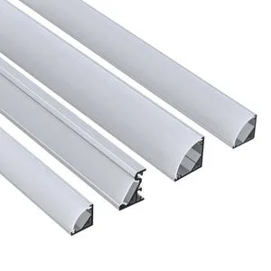 LED Linear Corner Light With PVC Cover Aluminum Profile Bending & Welding Services For Living Room Ceiling Decorations