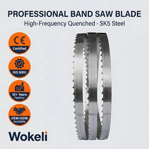 Double Hardened Band Saw Blades Wood Cutting High Abrasion Resistance For Saw Mill Portable Sawmill