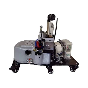 2502M Industrial Use Sewing Machine Single Needle Manual Portable Move Flat-Bed Carpet Overlock Clothing Direct Drive Motor Iron