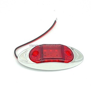 Best Price 6led Waterproof Side signal Lamp Clearance Indicator for Car Truck Trailer Truck 12V/24V Light 5 Colors