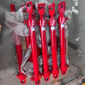 Manufacturer Customizable Double Acting Industrial Flange Mounted Hydraulic Cylinder Alloy Structural Steel 500mm Stroke 1 Year