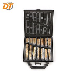 DT 99pcs Metric DIN338 Metal Drill Bit Set HSS And HSS Cobalt Drill Bit With Titanium Coating