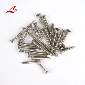 Self Tapping Screw Factory Direct Sales Stainless Steel Phillips Cross Flat Countersunk Head Self-Tapping Chipboard Screws
