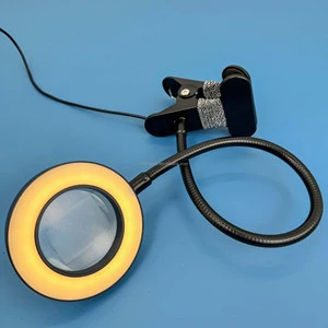 3 Color Modes 10 Brightness LED Reading Light With Clamp Flexible Gooseneck Book Light for Kids Reading Book in Bed Table Lamp