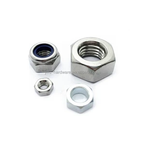 Polished Stainless Steel Hex Nuts DIN934 Metric M16 Thread Left-Handed Forged Grade A2-70