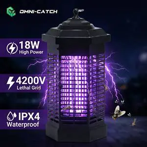 High Power 4200V Electric Mosquito Killer Lamp Bug Zapper Commercial Restaurant Home IPX4 Waterproof US EU UK Plug Wholesale
