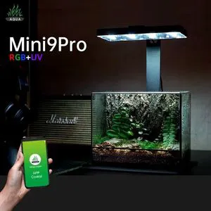 WEEK AQUA Mini9Pro Full Spectrum LED Aquarium Plant Light USB Plant Grow Lamp for Desktop Nano Fish Tank
