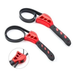Oem 6 Inch Universal Adjustable Rubber Strap Oil Filter Wrench SET Strap Wrench