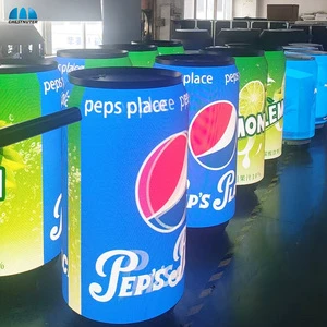Customizable P1.86 HD Indoor/Outdoor LED Display Screen Creative Flexible Design for Drink Cans Beer Bottles & Can Led Display