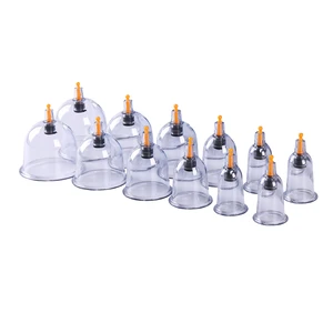 Jinkang C Series Aeronautical Material Vacuum Cupping Set 8 Size Single Therapy Massager Hijama Cups Wholesale Suction Cup CE