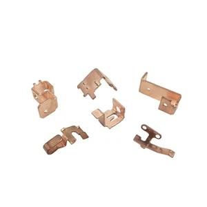 Hot Sale Customized Metal Stamping Parts Precision Spring Steel Aluminum Copper Brass Phosphor Bronze Clamp Clips